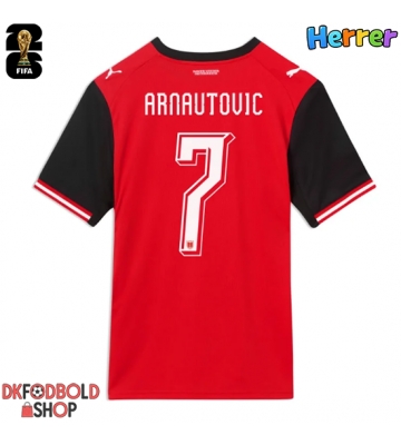 Østrig Marko Arnautovic #7 Hjemmebanetrøje VM 2026 Kort ærmer